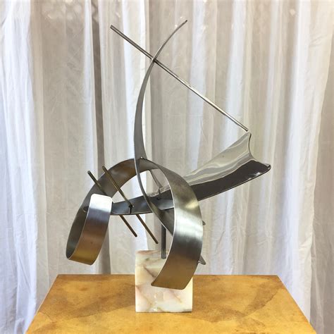 Monumental Abstract Steel Sculpture By Curtis Jeré Past Perfect