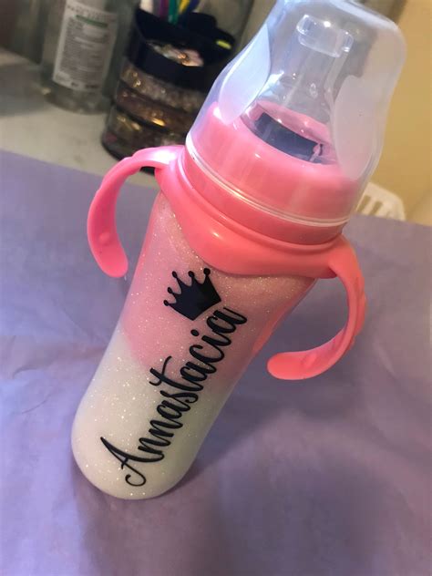 Custom Baby Bottle Etsy