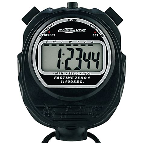 Paal27984 Fastime 01 Stopwatch Black Pack 10 Davies Sports