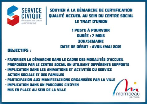 Montceau Services Civiques La Preuve Par Sept L Informateur De Bourgogne
