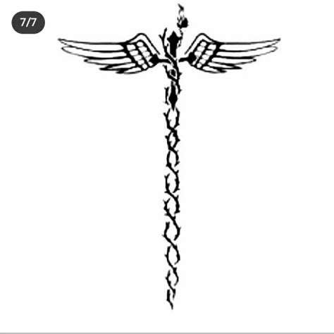 A Black And White Drawing Of A Medical Symbol