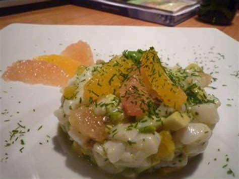 Tartare De Noix De Saint Jacques Aux Agrumes Cuisine Vins Nature