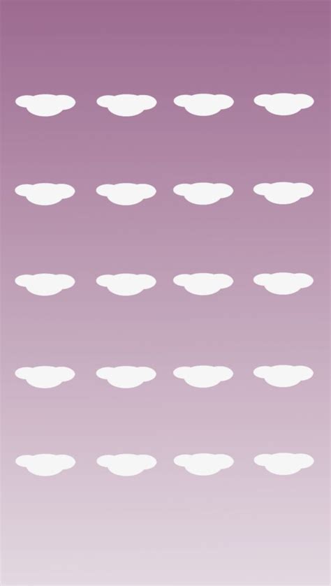 Simple Cloud Iphone Wallpaper Purple With Images