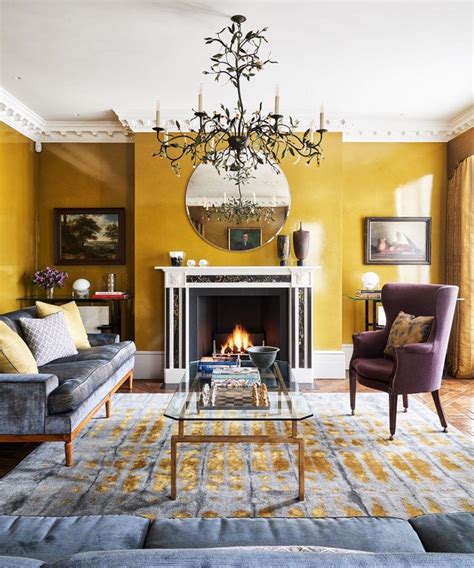 Pin By Holly Furney On I Love Interior Design Yellow Decor Living