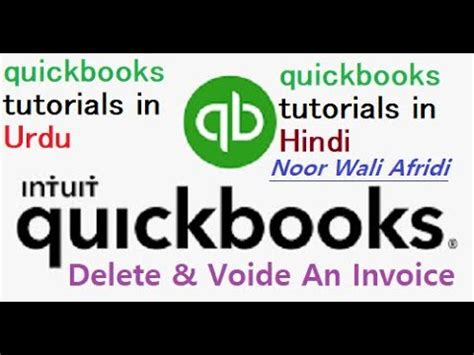 Maybe you would like to learn more about one of these? quickbooks tutorial | How to Delete and Void Invoice ...