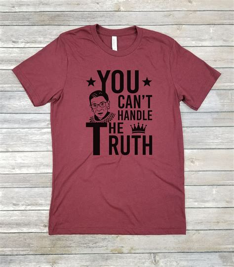 you cant handle the truth t shirt rgb shirt women power etsy
