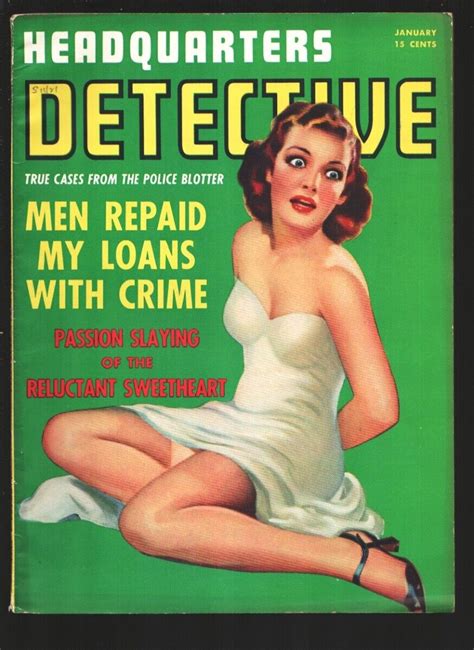 mag headquarters detective 1 1942 spicy bondage style good girl art cover st ebay