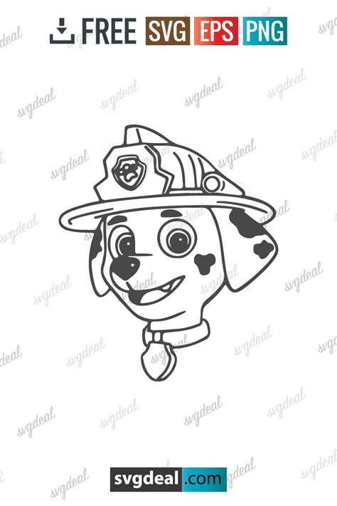 Free Marshall Paw Patrol Svg