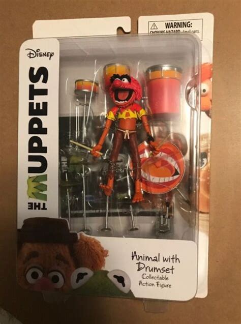 Muppets Animal Figure With Drum Set Diamond Select Disney Ebay