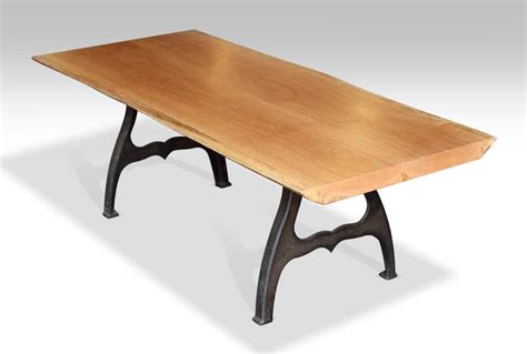 I provided live edge timber co. Live Edge Oak Coffee Table with Cast Iron Legs | Olde Good ...