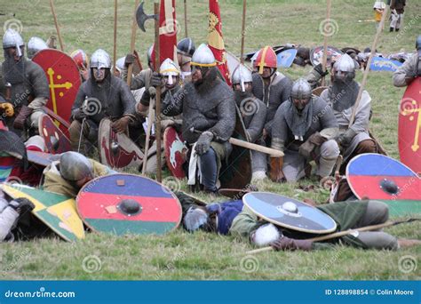 Battle Of Hastings Reenactment Editorial Stock Image Image Of Norman