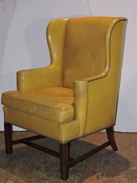 Mustard Yellow Leather Chair Best Home Design
