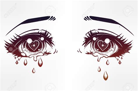 Maybe you would like to learn more about one of these? anime eyes: Crying beautiful eyes in anime or manga style with teardrops and light reflections ...
