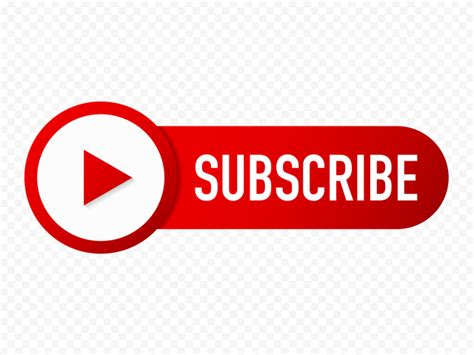 Hd Outline Youtube Subscribe Red Button Logo Png Citypng