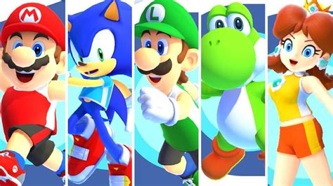 Mario Sonic At The Olympic Games Tokyo Triple Jump All Characters YouTube