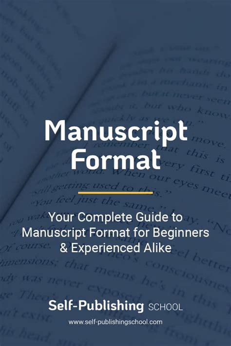 Manuscript Format Step By Step Guide To Format Your Manuscript