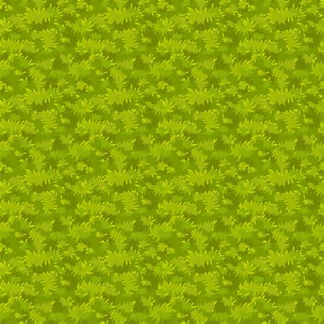 Seamless Pattern Green Grass Lawn Or Soccer Field Vector Illustration Textured Background With