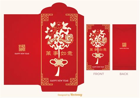 Printable Chinese Red Envelope Template