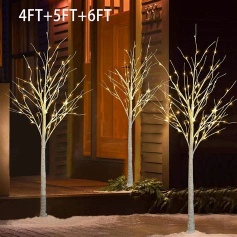 Indoor Outdoor Pre Lit Tree Outdoor Lighting Ideas