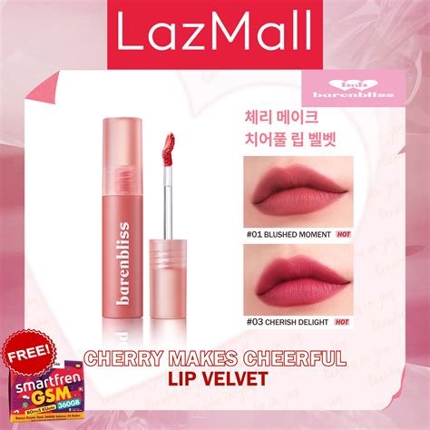 Bnb Barenbliss Cherry Makes Cheerful Lip Velvet Korea Lipcream 24h