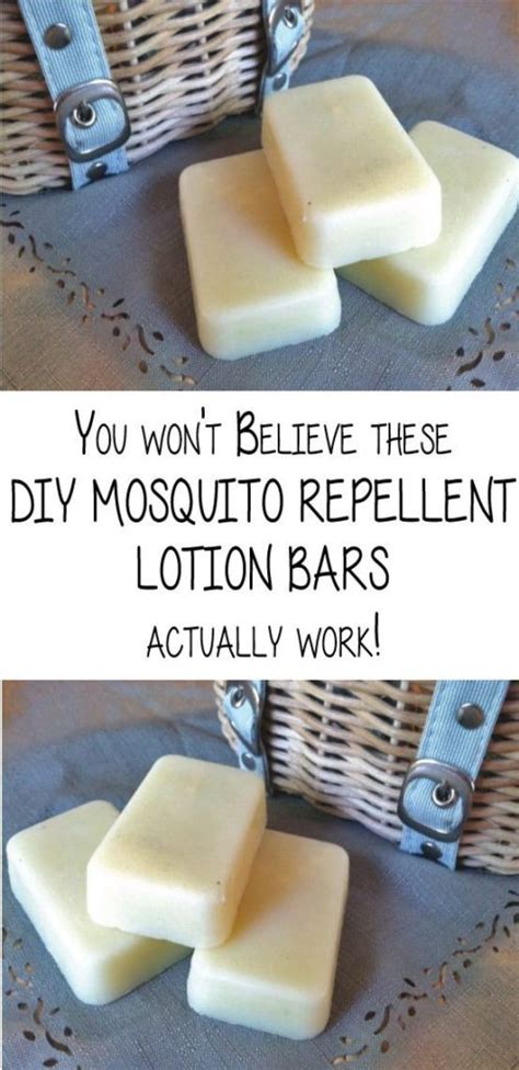 You Wont Believe These Diy Mosquito Repellent Lotion Bars Actually