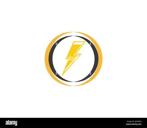 Blitz Symbol Logos Und Symbole Vorlage Stockfotografie Alamy