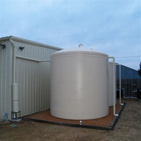 Aboveground Fiberglass Cisterns And Tanks For Rainwater Storage