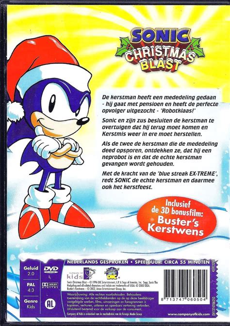 Sonic X Christmas Blast Dvd Dvds