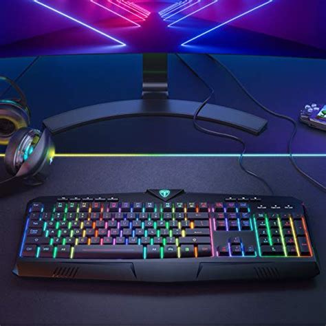 Pictek Gaming Keyboard And Mouse Combo Wired Led Rgb Backlit With