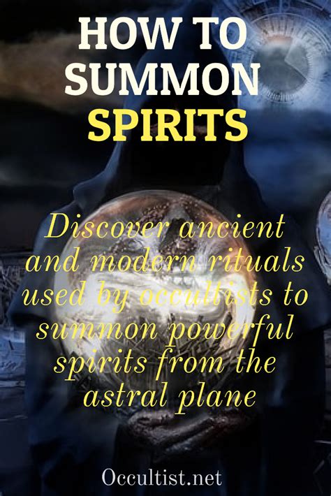 How To Summon Spirits Summoning Summoning Spirits Summoning Demons