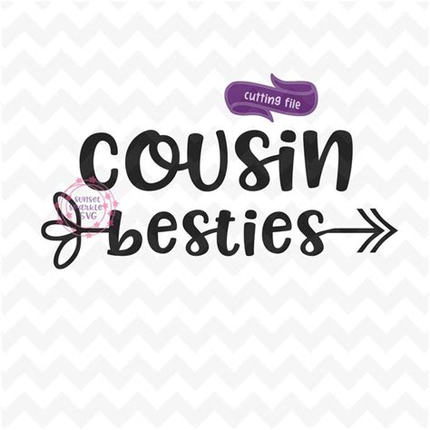 Cousin Besties svg, Cousin shirt svg dxf png file for cricut and