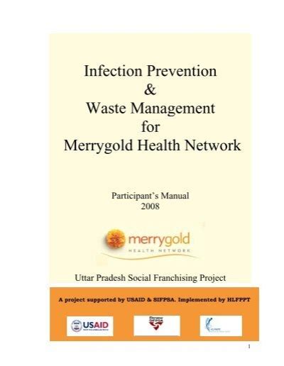 MODULE 1 Infection Control And Waste Management State
