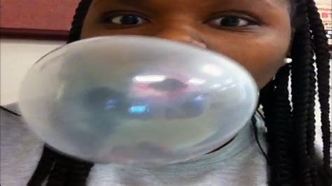 Blowing Bubble Gum Bubbles 339 Youtube