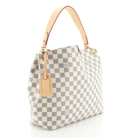 Louis Vuitton Graceful Handbag Damier Pm White 486761
