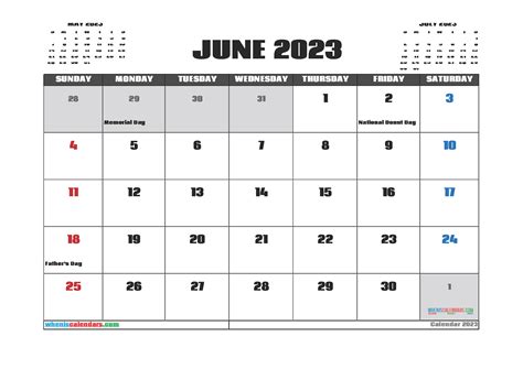 2023 Blank Yearly Calendar Landscape Free Printable Templates 2023