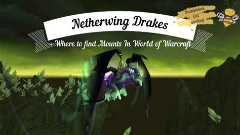 Netherwing Drake Where To Find Mounts In World Of Warcraft Youtube