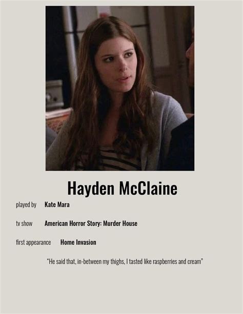 Hayden Mcclaine Ahs Hayden American Horror Story American Horror Story Hayden