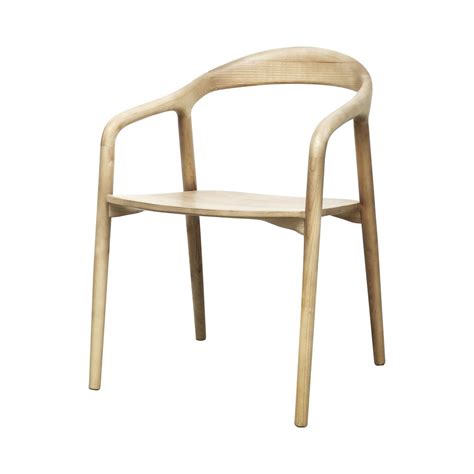 Sculpted Ash Dining Chair Natural Country Style Nz