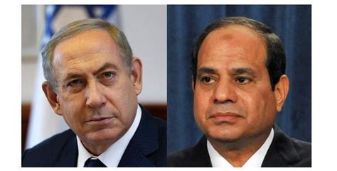Egyptian President Israeli Prime Minister Discuss Fostering Their