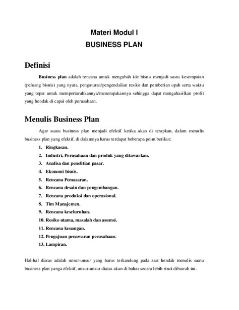 Business Plan Contoh Proposal Cakone