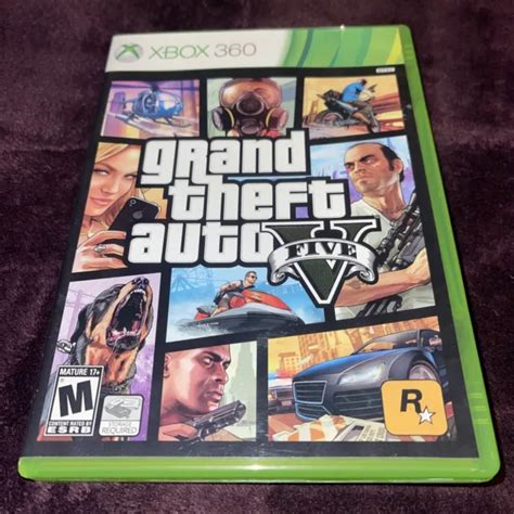 Xbox 360 Grand Theft Auto V Gta 5 2 Disc Game Best Selling Game