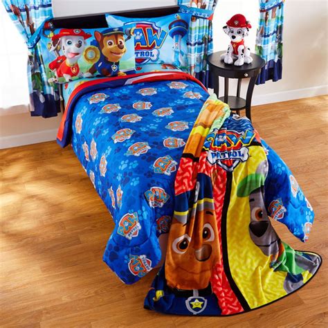 Paw Patrol Puppy Hero Bed In Bag Bedding Set Blue Rumble Marshall Chase