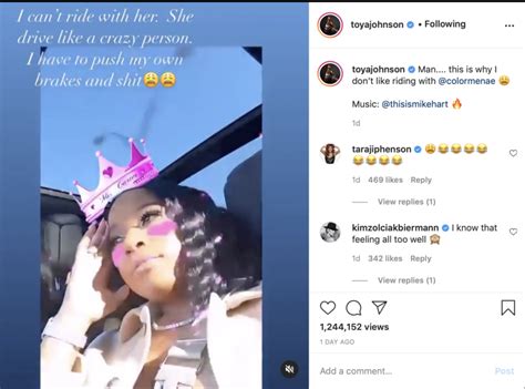 You Can See The Anxiety Toya Johnson Puts Reginaes Crazy Driving
