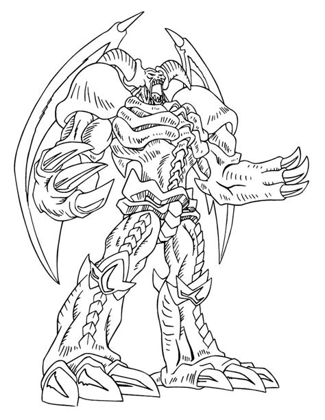 42 Coloriage A Imprimer Yu Gi Oh Zexal Monster Coloring Pages