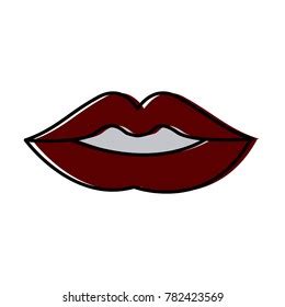 Sexy Lips Cartoon Stock Vector Royalty Free Shutterstock