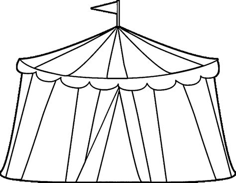 Circus Tent Coloring Pages At Free