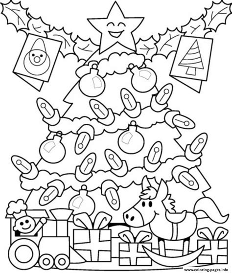 Download free printable cartoon christmas 55 coloring pages for kids. Presents Under Tree Free S For Christmas F929 Coloring ...
