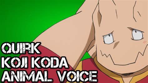 Koji Kodas Anivoice Quirk Explained My Hero Academia Youtube