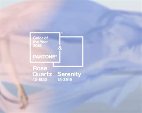 Pantone Color Of The Year 2016 Rose Quartz Serenity