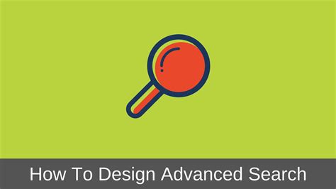 How To Design Advanced Search Interface Step By Step